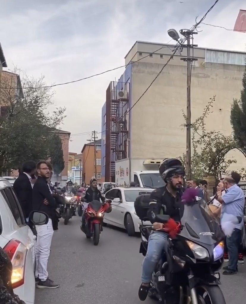 İstanbul'da düğün konvoyu terörü 8