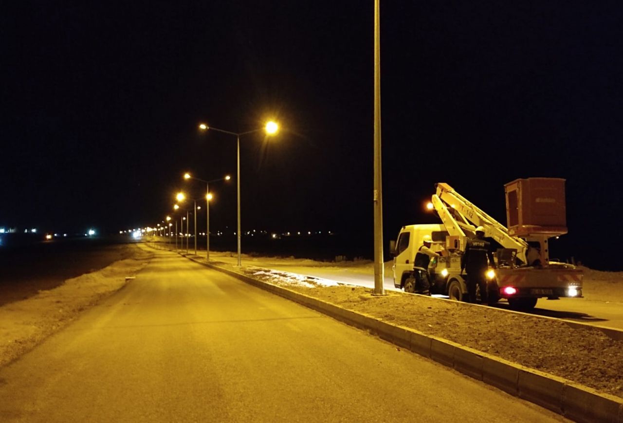 VEDAŞ'tan 2 milyonluk aydınlatma tesisi 5