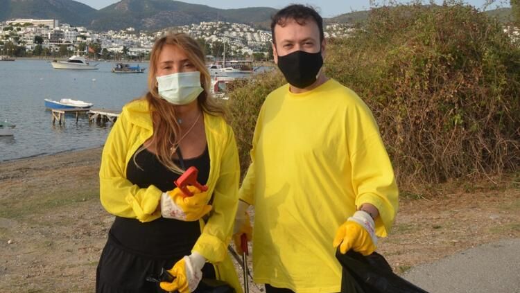 Sertab Erener ve Yonca Evcimik, Bodrum'da çöp topladı! 8