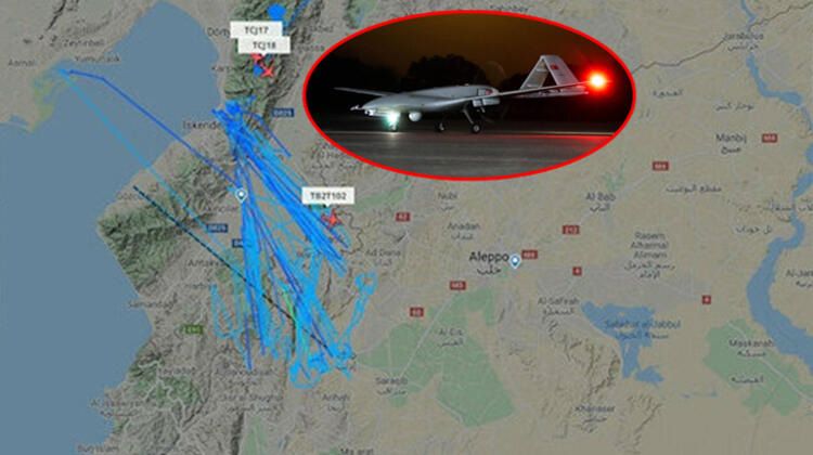 Aynı anda 3 Türk SİHA'sı Hatay semalarında devriye atmaya başladı! 1