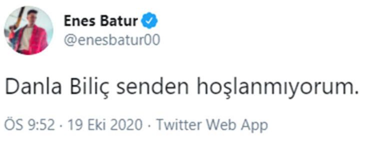 Danla Bilic'ten olay Enes Batur cevabı! 5