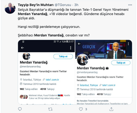 Merdan Yanardağ hesabım hacklendi diye savundu 13