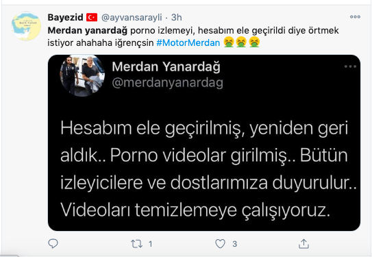 Merdan Yanardağ hesabım hacklendi diye savundu 14