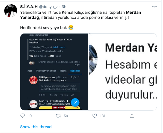 Merdan Yanardağ hesabım hacklendi diye savundu 15
