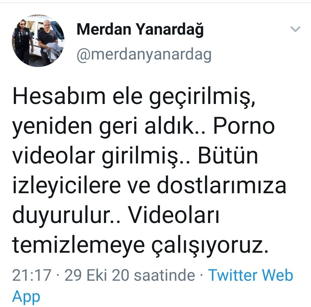 Merdan Yanardağ hesabım hacklendi diye savundu 3