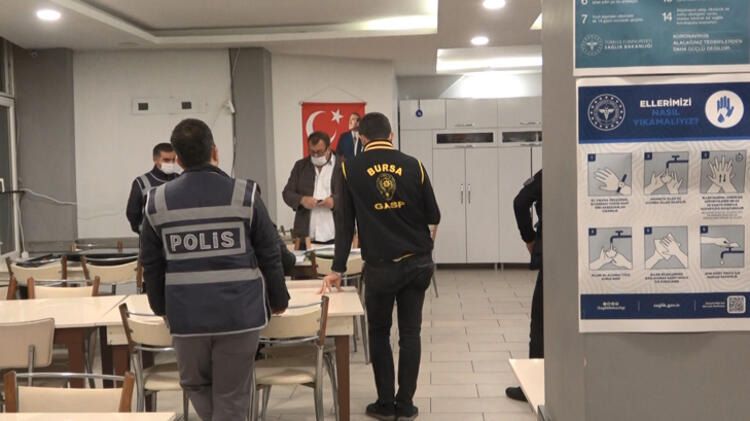 Bursa'da eğlence mekanlarında koronavirüs denetimi! 12