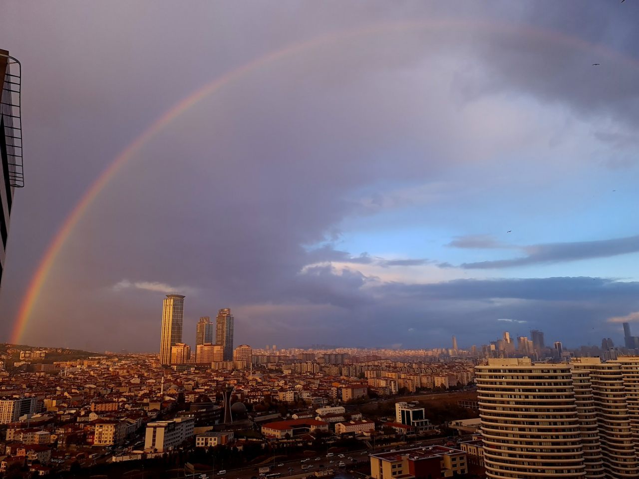 Gökkuşağı İstanbul'u kuşak gibi sardı 8
