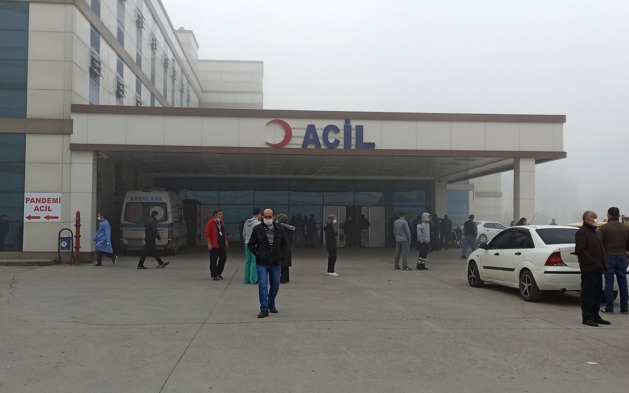 Düzce Atatürk Devlet Hastanesi'nde yangın paniği 8
