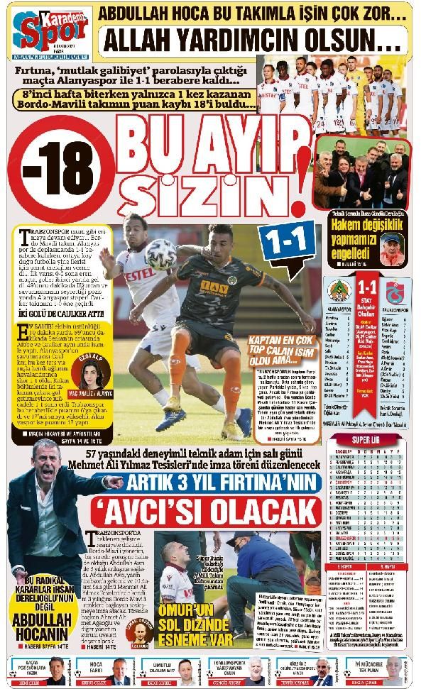 Trabzon yerel basınından Trabzonspor eleştirileri 5