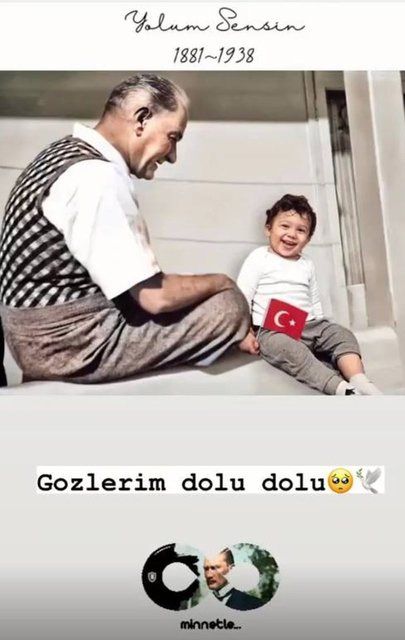 Ünlülerden 10 Kasım Atatürk'ü Anma Günü paylaşımları 12