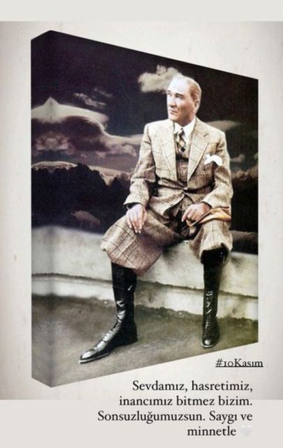 Ünlülerden 10 Kasım Atatürk'ü Anma Günü paylaşımları 8