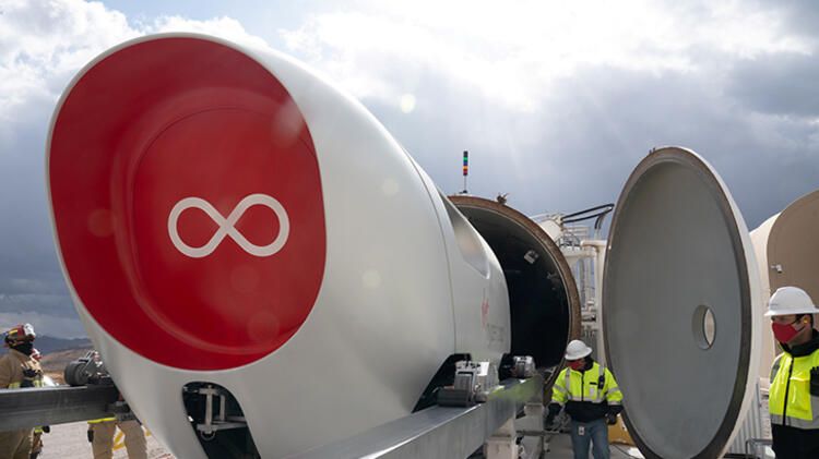 Geleceğin ulaşım aracı Virgin Hyperloop 5