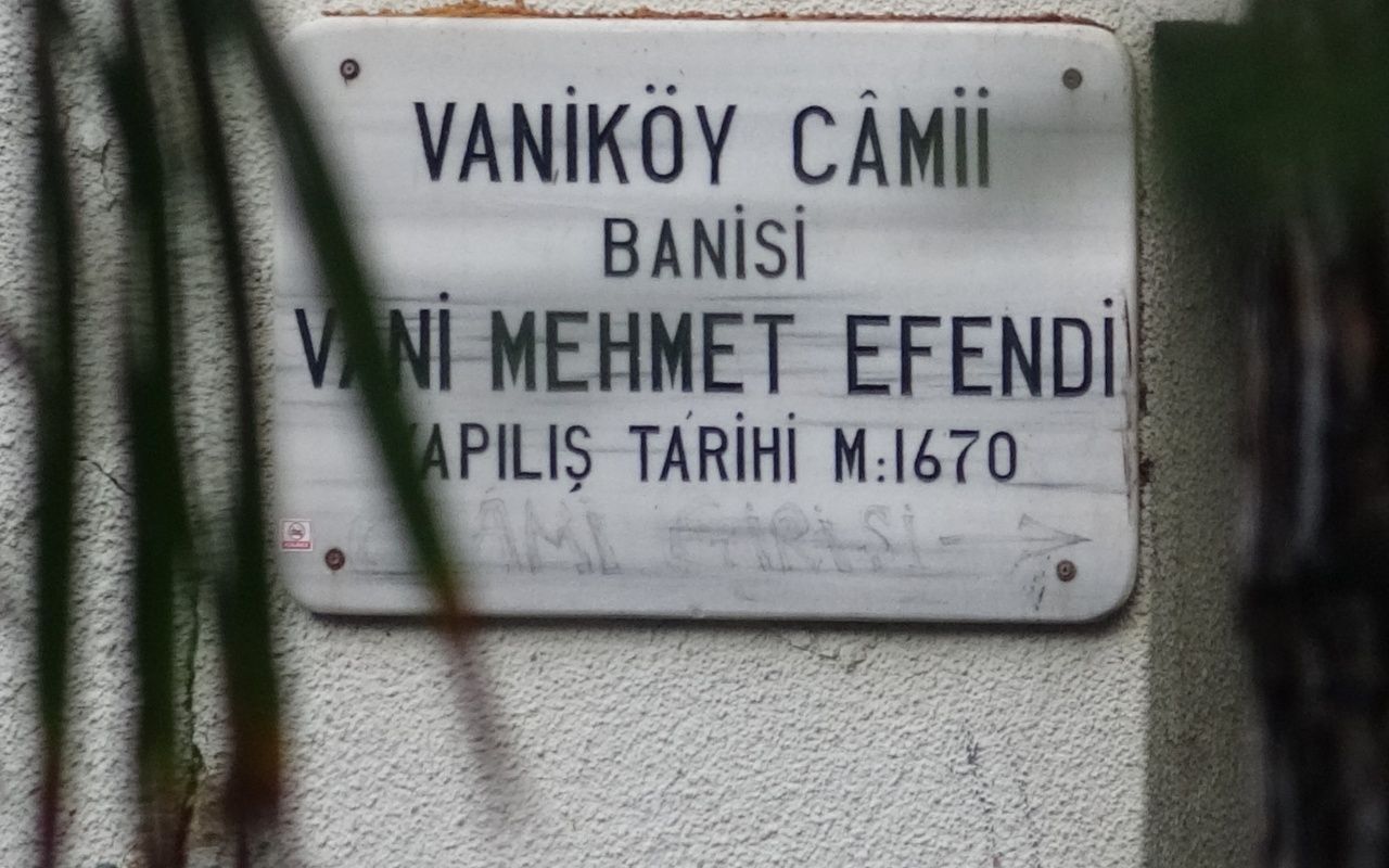 Tarihi Vaniköy Camii'nde inceleme 2