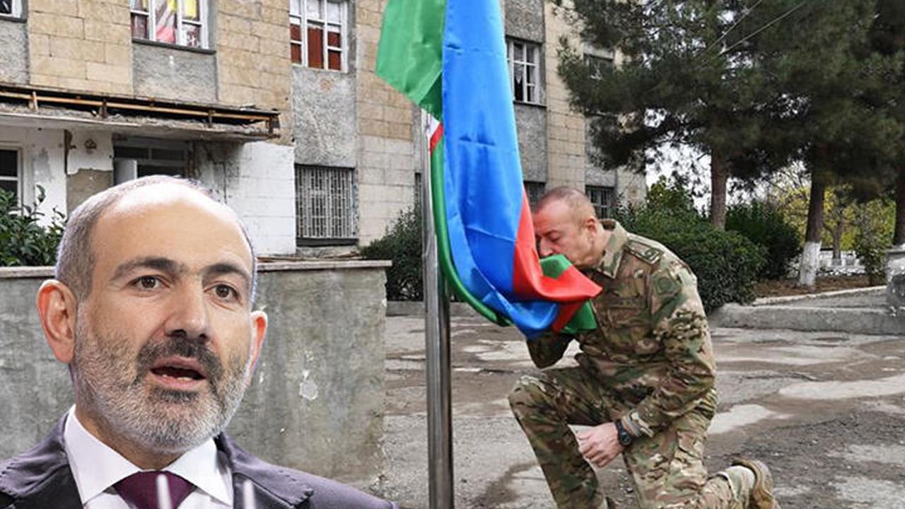 Aliyev'den tarihi görüntüler geldi... Paşinyan konuştukça battı! O söz çıldırttı... 1