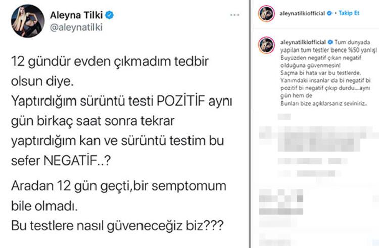 Aleyna Tilki'nin korona testi isyanı! 5