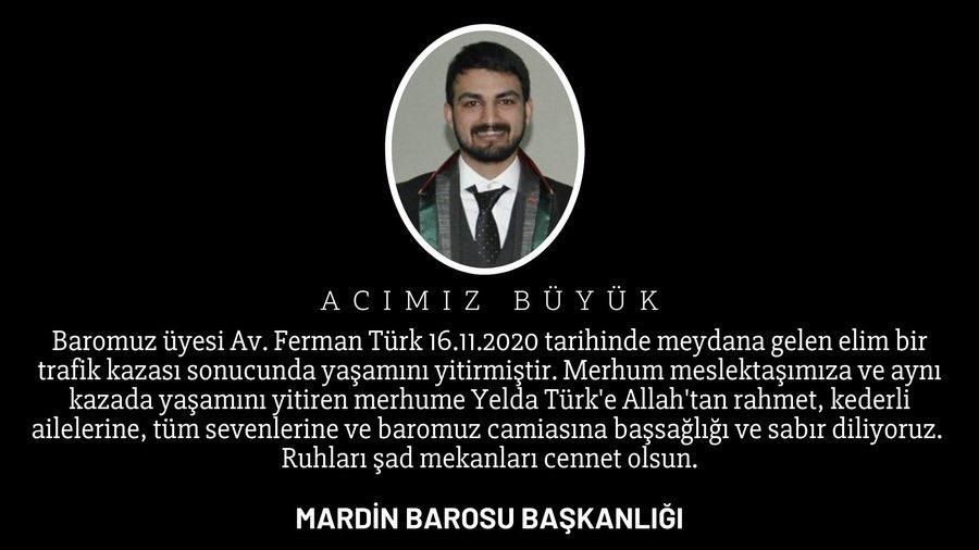 Ahmet Türk'ün akrabası genç avukat kazada yaşamını yitirdi! 4