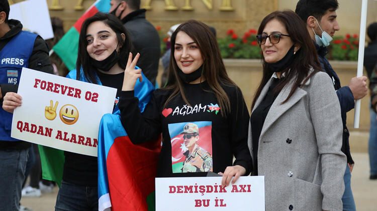 Azerbaycan 27 yıllık işgalin ardından Ağdam'a böyle giriş yaptı! 4