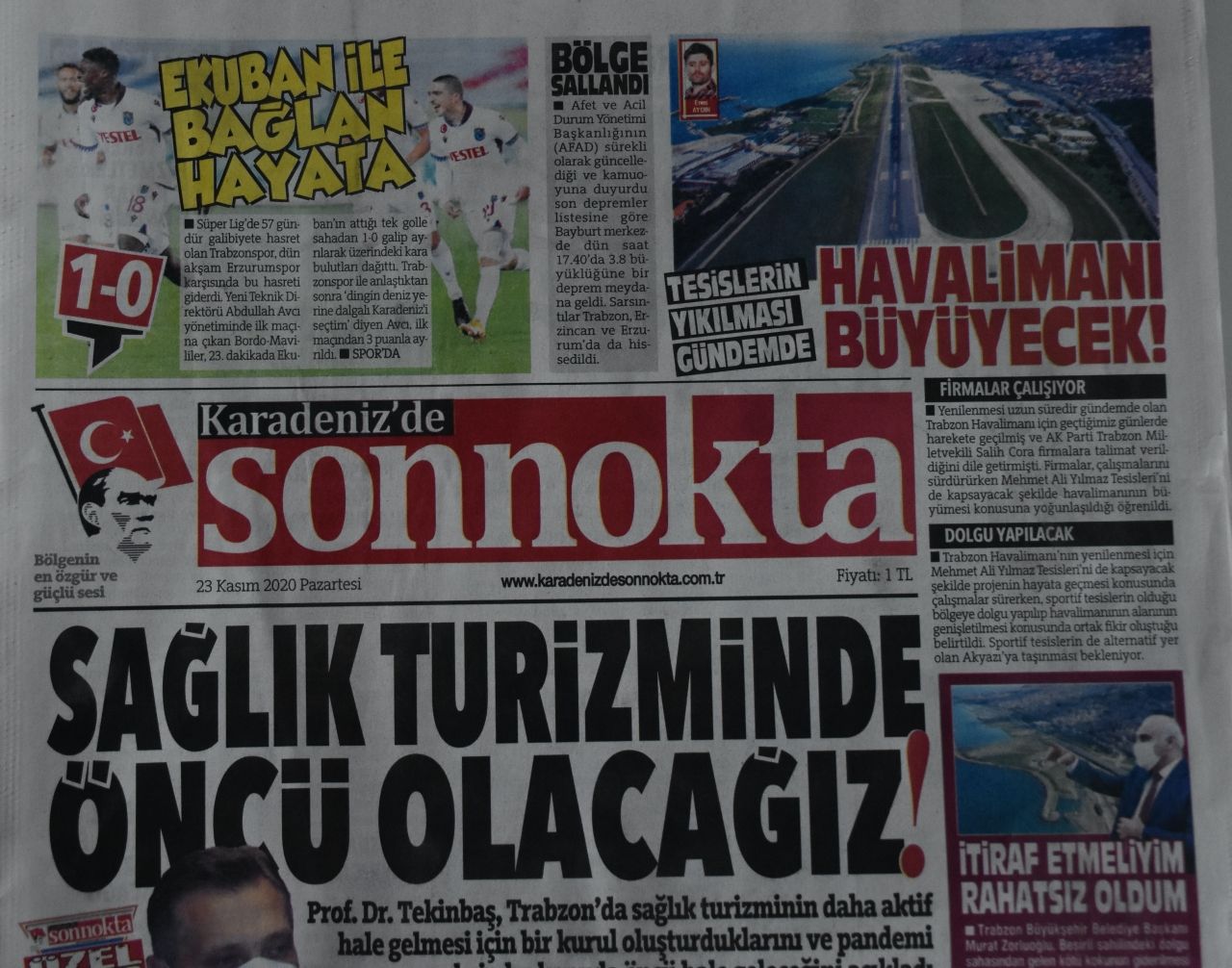 Trabzon yerel basınında galibiyet sevinci 4