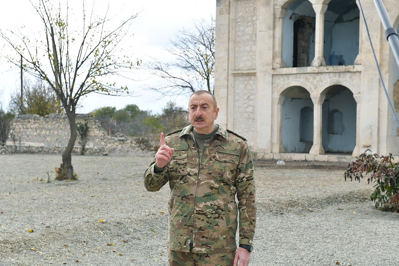 Aliyev çiftinden Ağdam'a ziyaret 5