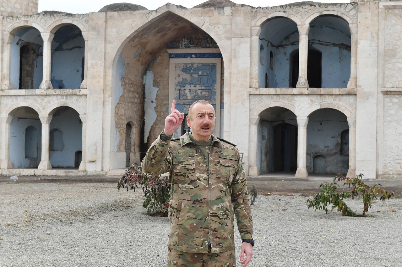 Aliyev çiftinden Ağdam'a ziyaret 7