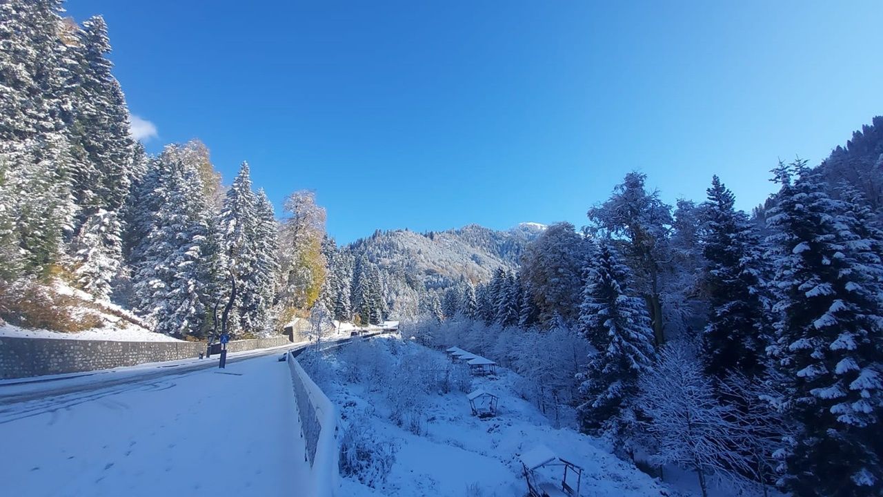 Rize ve Artvin'den kar manzaraları 9