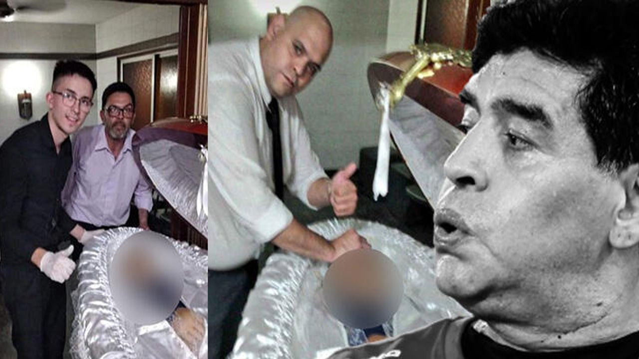 Maradona'nın cenazesinde skandal görüntü! Sayısız ölüm tehdidi aldılar... 1