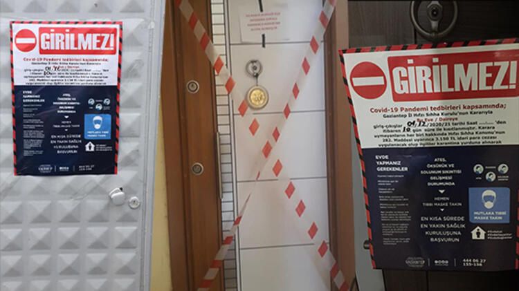 500 ev ve 2 bin kişi karantina altında 1