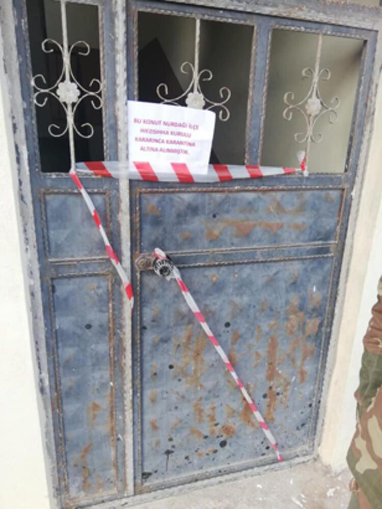 500 ev ve 2 bin kişi karantina altında 5