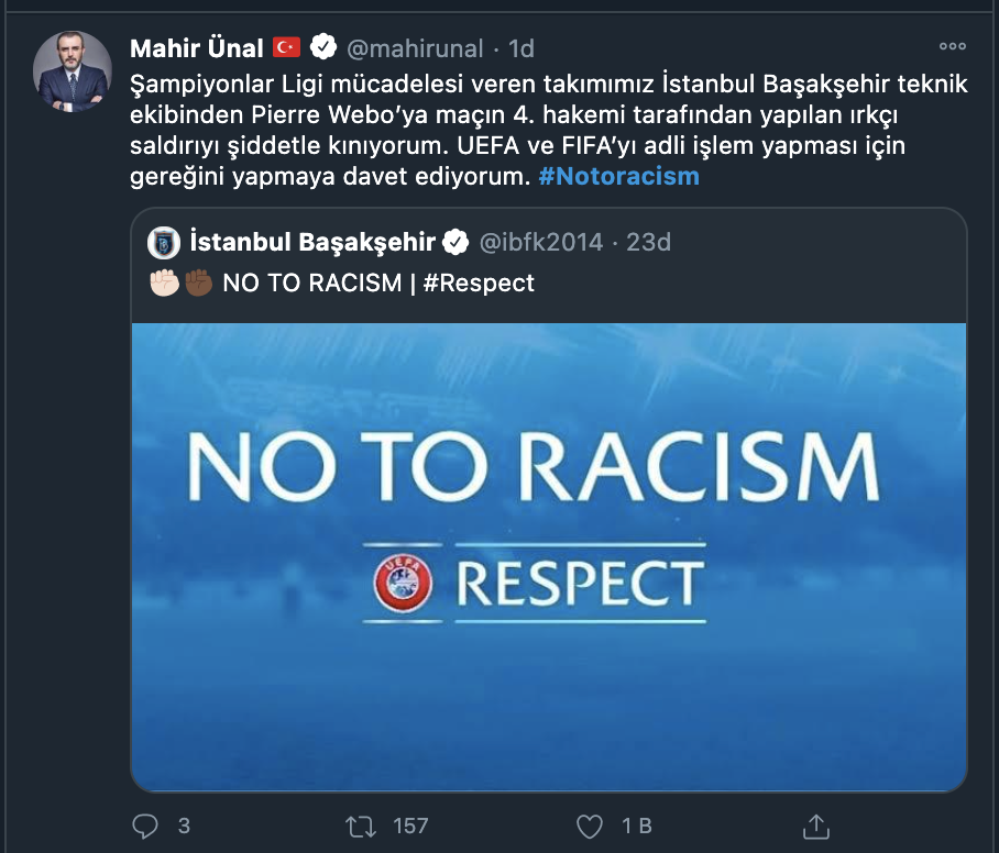 Türkiye ırkçılığa ve ırkçı hakeme tepki yağdırdı 9