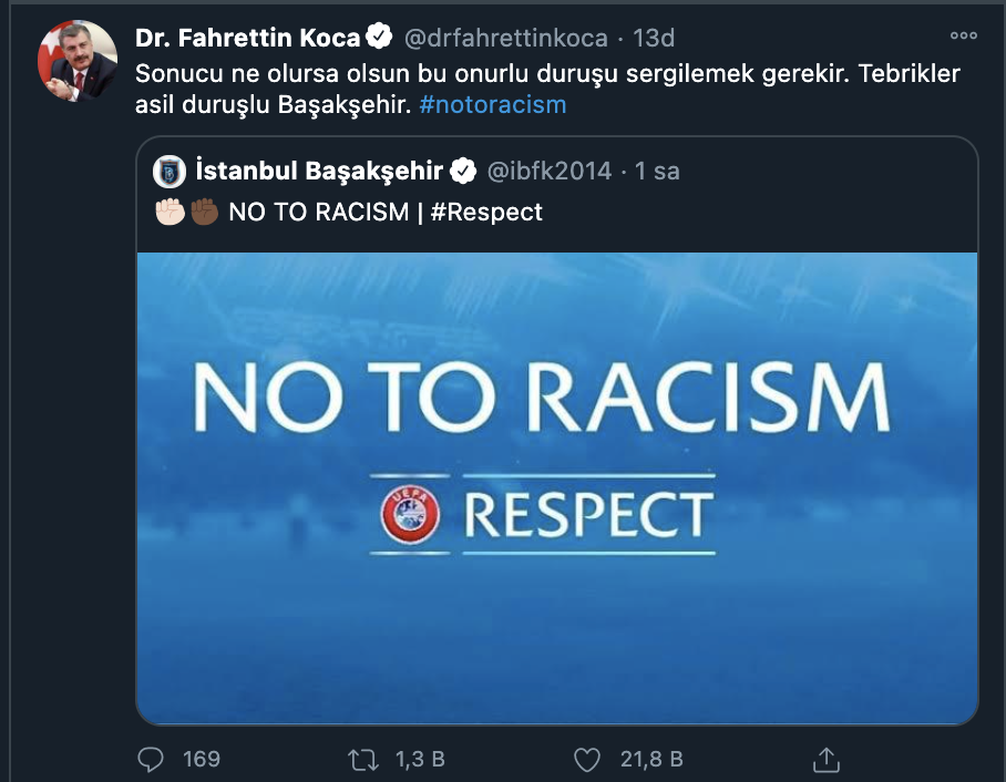Türkiye ırkçılığa ve ırkçı hakeme tepki yağdırdı 7