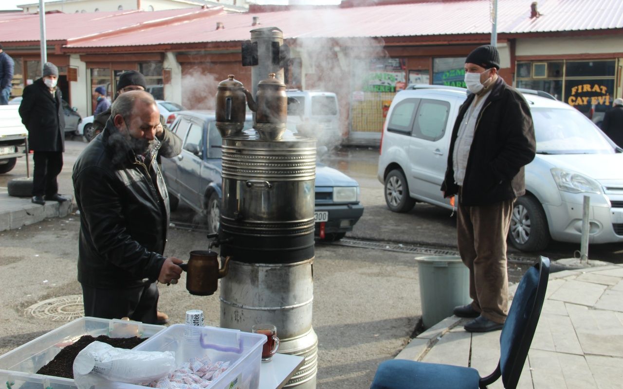 Semaverler sokaklardaki yerini aldı 2