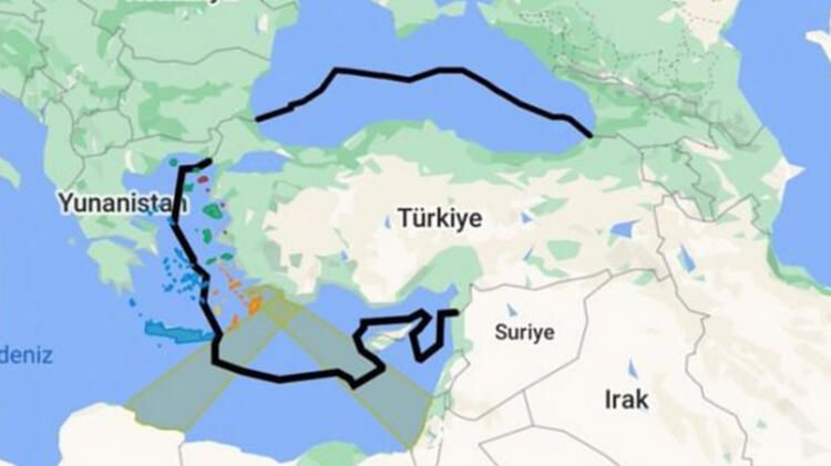 Yunanistan'ı çıldırtan harita 2
