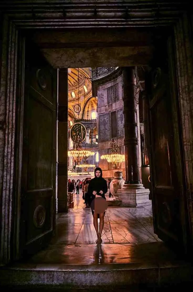 Ayasofya'da çıplak fotoğraflara istenen ceza belli oldu 6