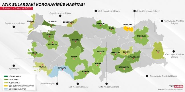 Atık sulardan korona haritası çizildi 9