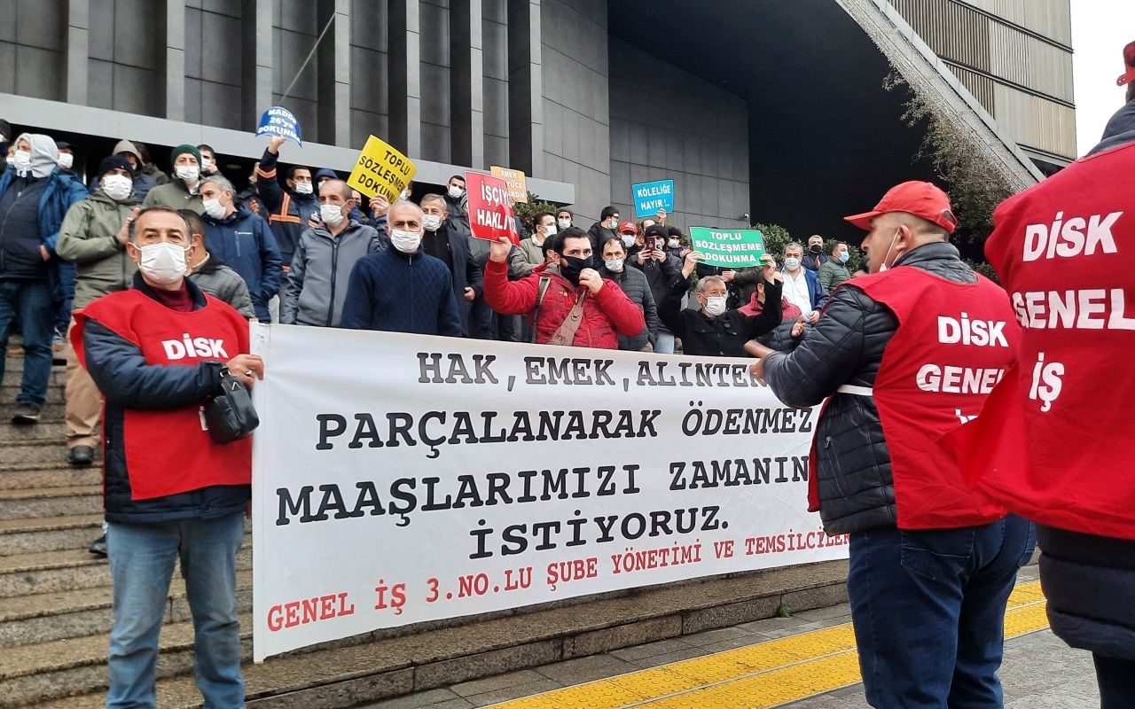 Şişli Belediyesi işçileri ayaklandı 1