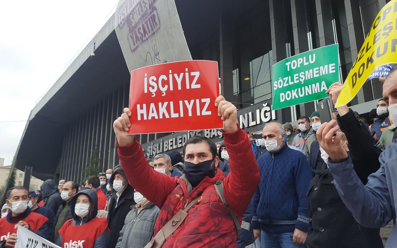 Şişli Belediyesi işçileri ayaklandı 3