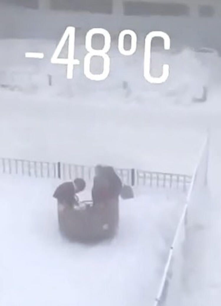 Termometreler eksi 48'i gördü 13