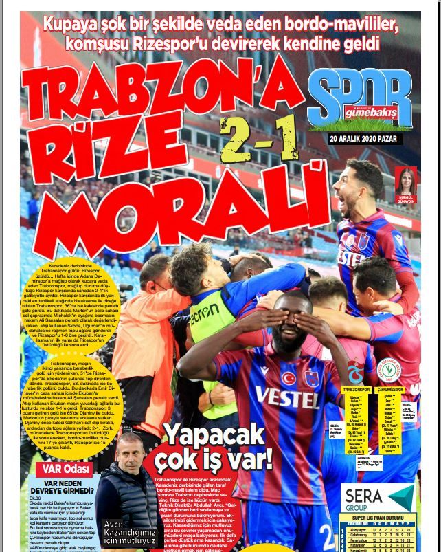 Trabzon basınında derbi başlıkları 1