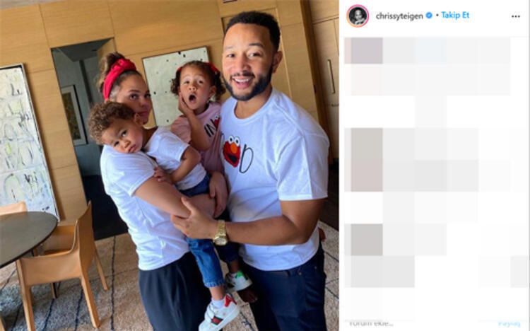 Ünlü model Chrissy Teigen hayata döndü! 10