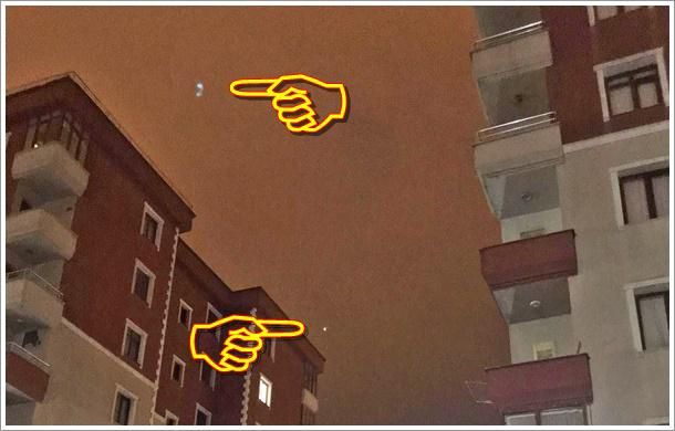İstanbul'un üzerinden 2 UFO geçti 2