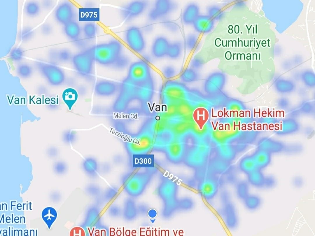 Van'da risk haritası yeşilden maviye döndü 6