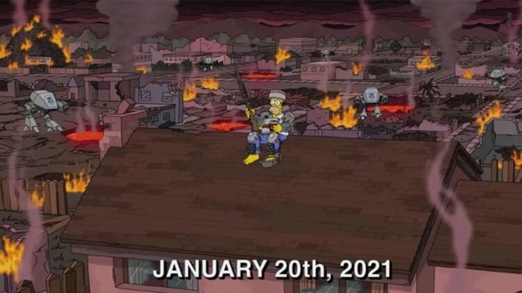 Simpsonlar yine bildi! ABD'deki kanlı baskın sonrası dünyayı şaşkına çeviren olay... 3