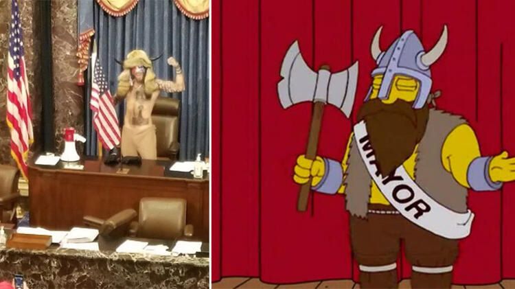 Simpsonlar yine bildi! ABD'deki kanlı baskın sonrası dünyayı şaşkına çeviren olay... 4