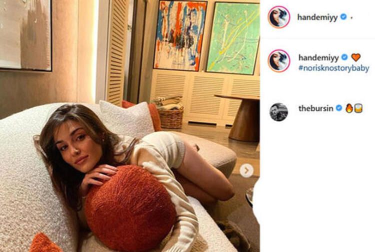 Kerem Bürsin'in Hande Erçel mesajına yorum yağdı! 3