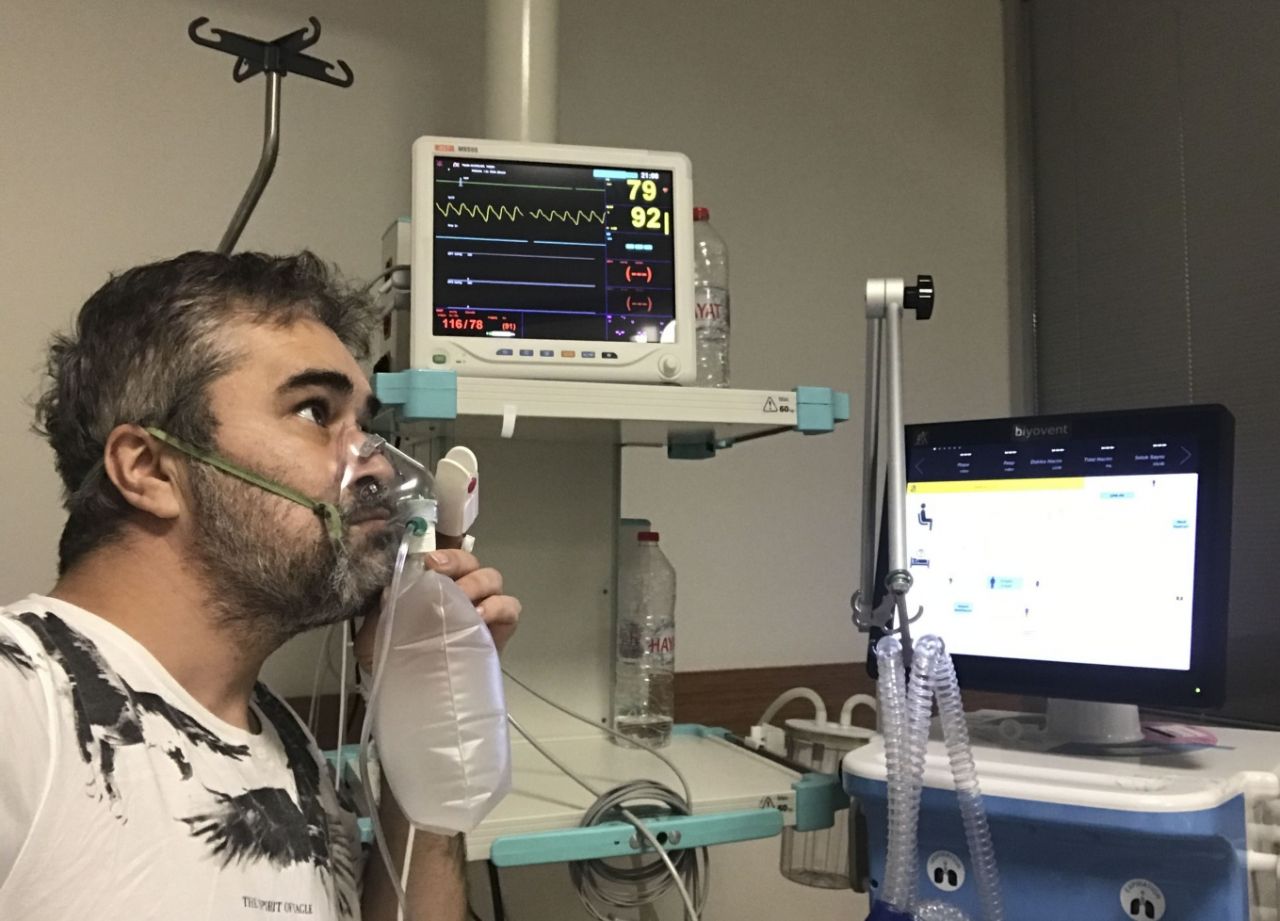 26 günlük Kovid işkencesini fotoğraflarla anlattı 3