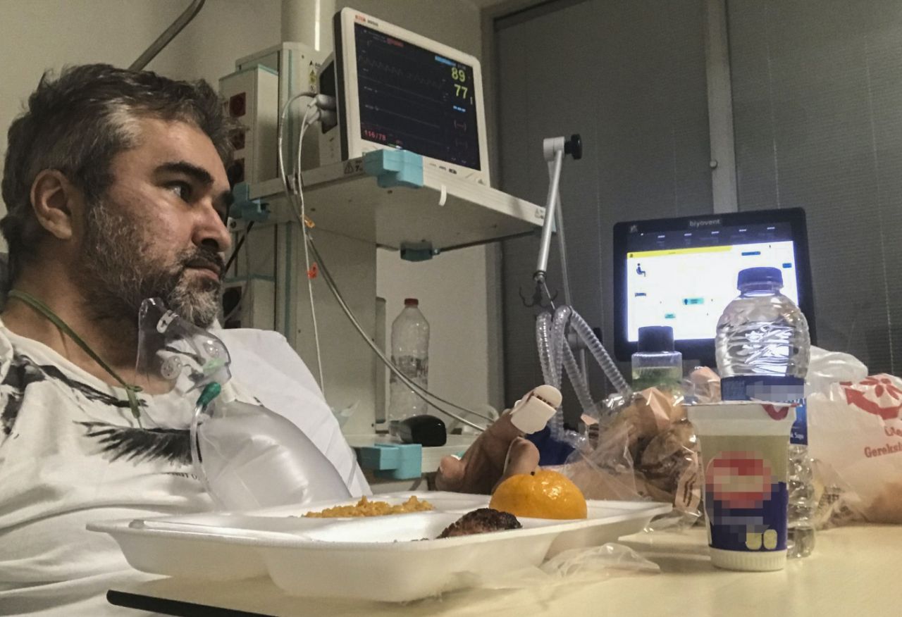 26 günlük Kovid işkencesini fotoğraflarla anlattı 6