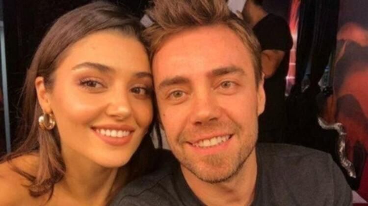 Hande Erçel ile Kerem Bürsin'den aşk söylentilerini alevlendiren fotoğraf! 6