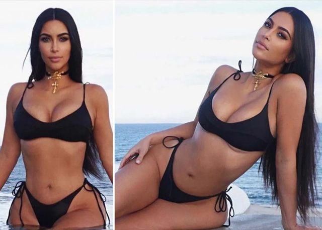 Kim Kardashian'dan cesur pozlar! 17