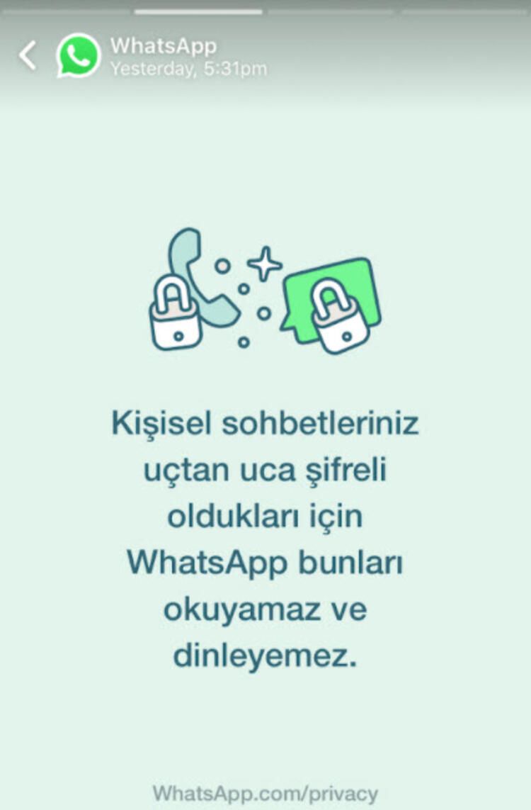 WhatsApp'tan Türklere özel duyuru! 11