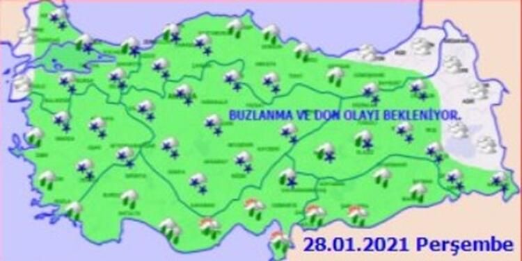 Kar Türkiye'nin büyük kısmı için geri geliyor 3